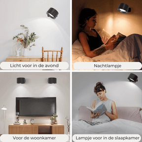 FlexiLamp – applique murale 360° sans fil et rechargeable