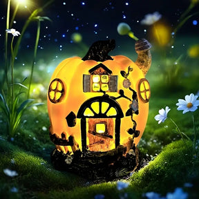 Halloween Solar Kürbishaus