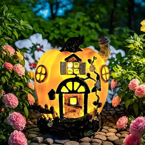 Halloween Solar Kürbishaus