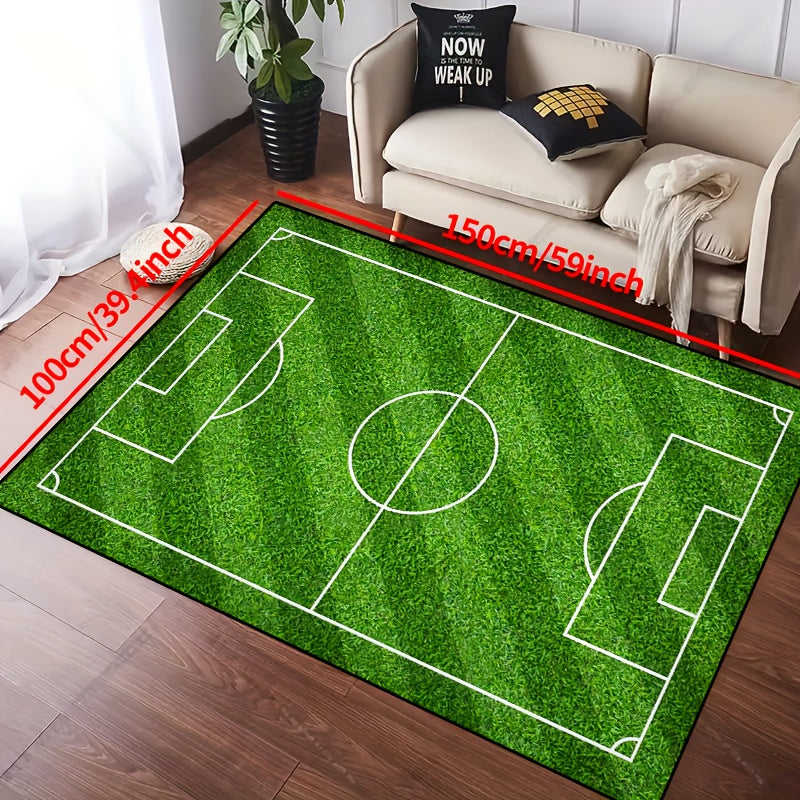 Tapis de salon de football de luxe