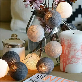 Halloween LED Kugel Lichterkette