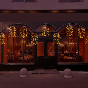 3er Set Baumform LED Lichterkette für Weihnachten & Weihnachtsdekoration