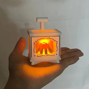 Weihnachts LED Kamin Teelicht