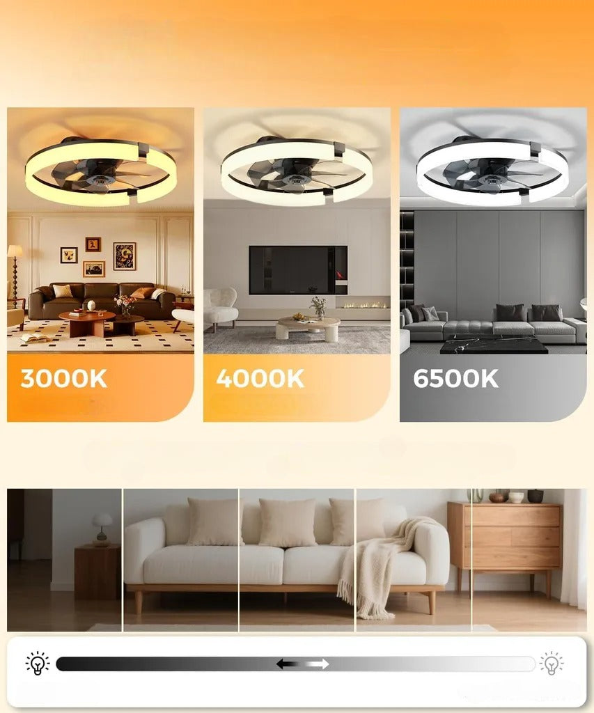 Ultraleiser LED-Deckenventilator