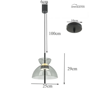 Nordic Glas Hängeleuchte