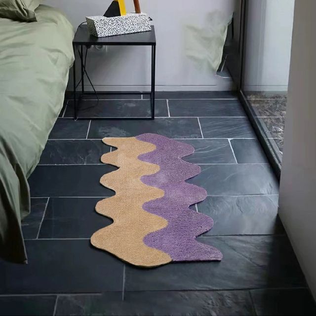 Tapis vinyl avec motif abstrait créatif