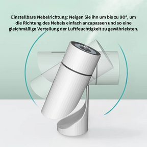 Rotatable mini humidifier with light 
