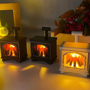 Weihnachts LED Kamin Teelicht