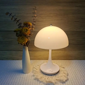 Lampe de table de luxe au design champignon