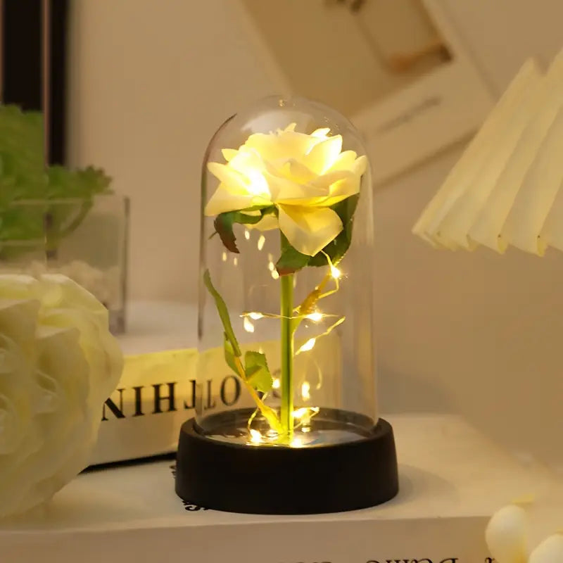 Weihnachts Rose LED Nachttischlampe
