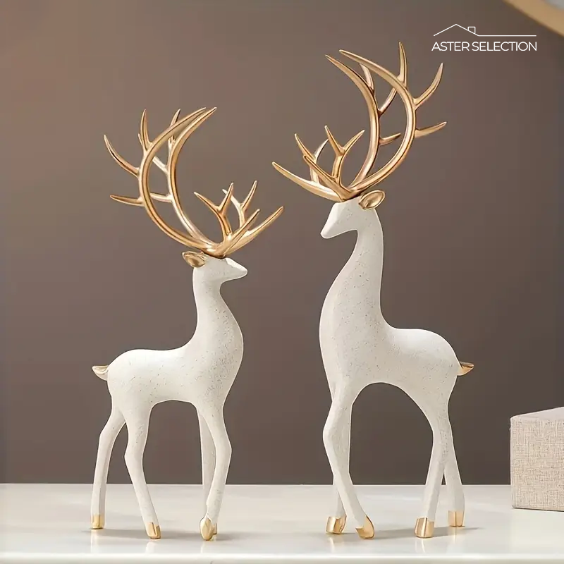 Rentier Figur für Weihnachten & Festliche Dekoration