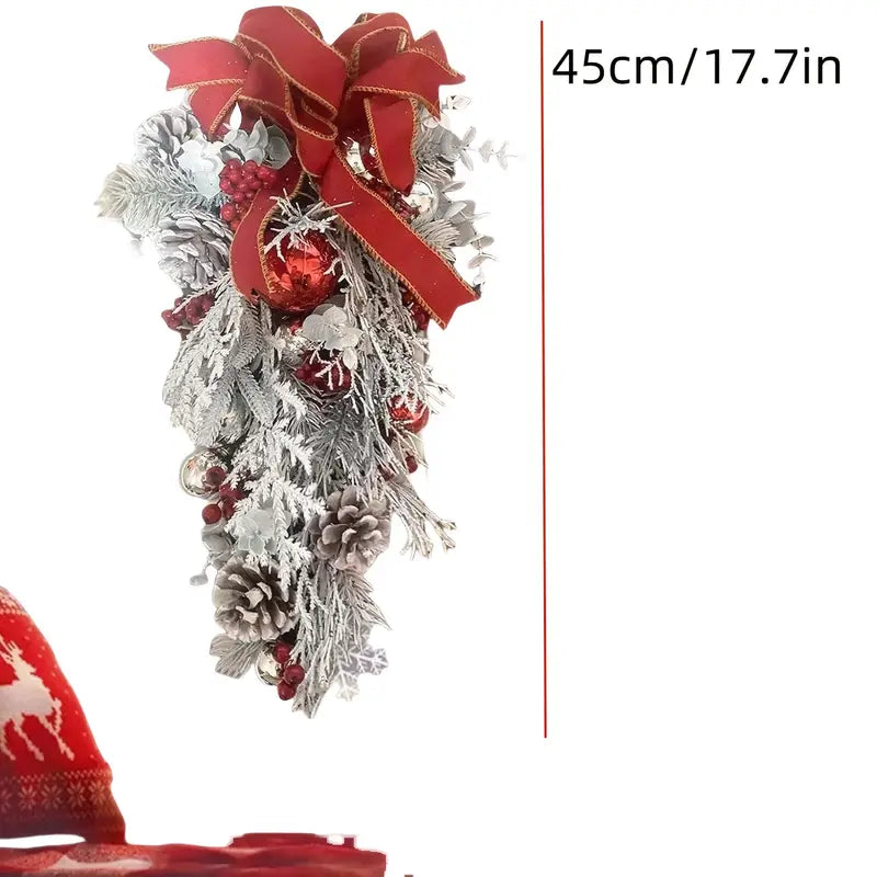 Weihnachtskranz für Tür & Wanddekoration