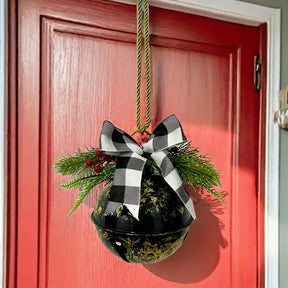 Weihnachtsglocke mit Schleife für Tür & Weihnachtsdeko