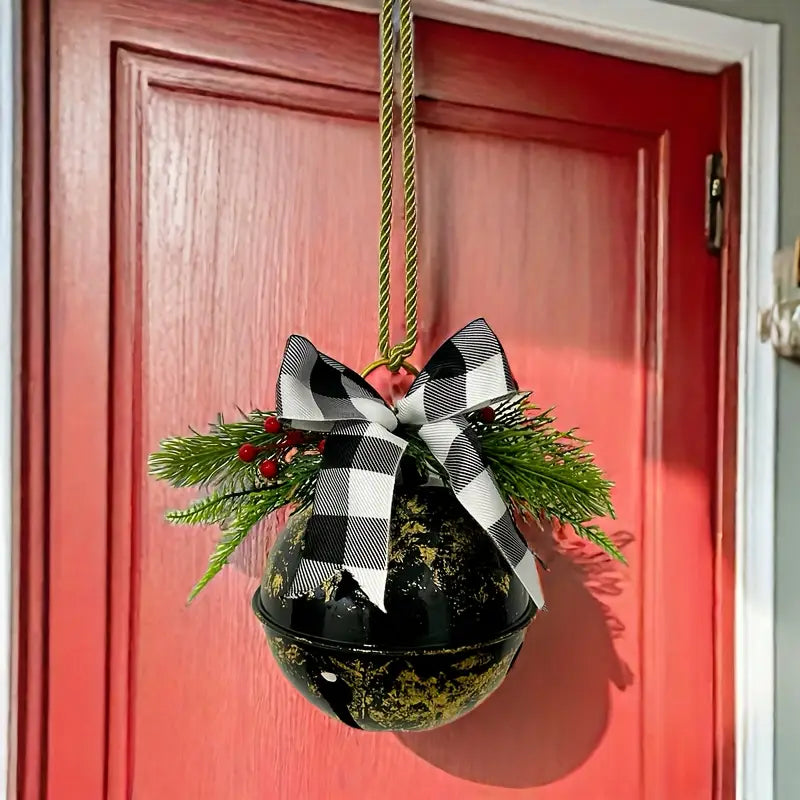 Weihnachtsglocke mit Schleife für Tür & Weihnachtsdeko