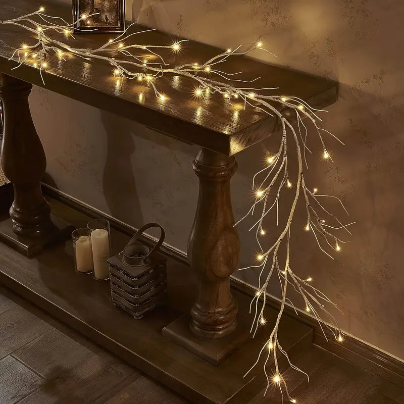 Halloween & Weihnachten LED Zweig Girlande