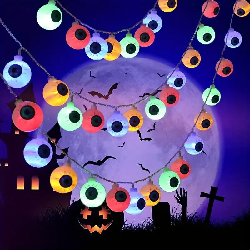 Halloween Augen Lichterkette