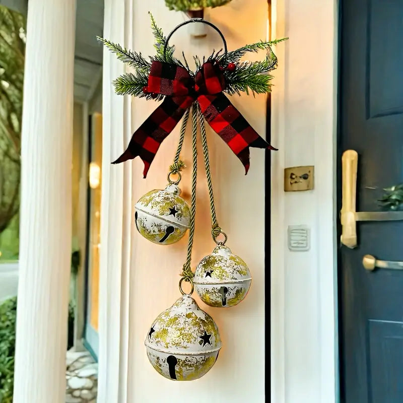 Weihnachtsglocken mit Schleife