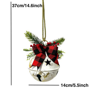 Weihnachtsglocke mit Schleife für Tür & Weihnachtsdeko