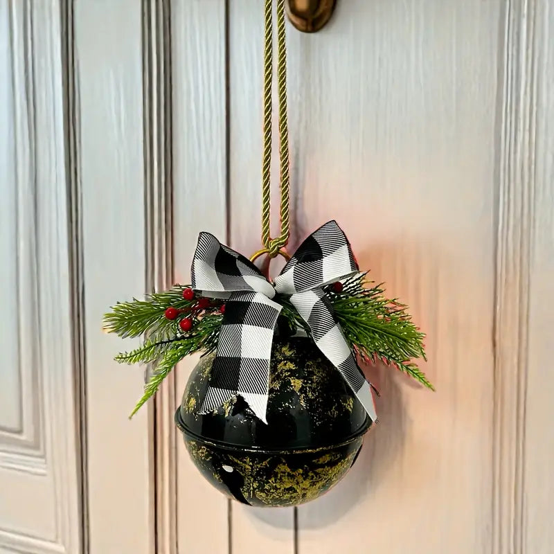 Weihnachtsglocke mit Schleife für Tür & Weihnachtsdeko