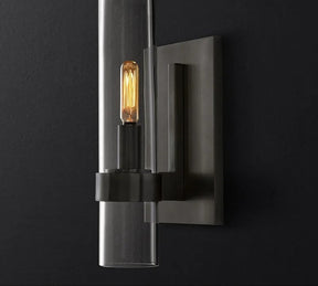 Schwarze Design Wandleuchte