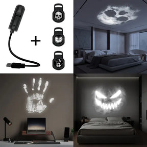 Halloween Skull LED Nachttischlampe