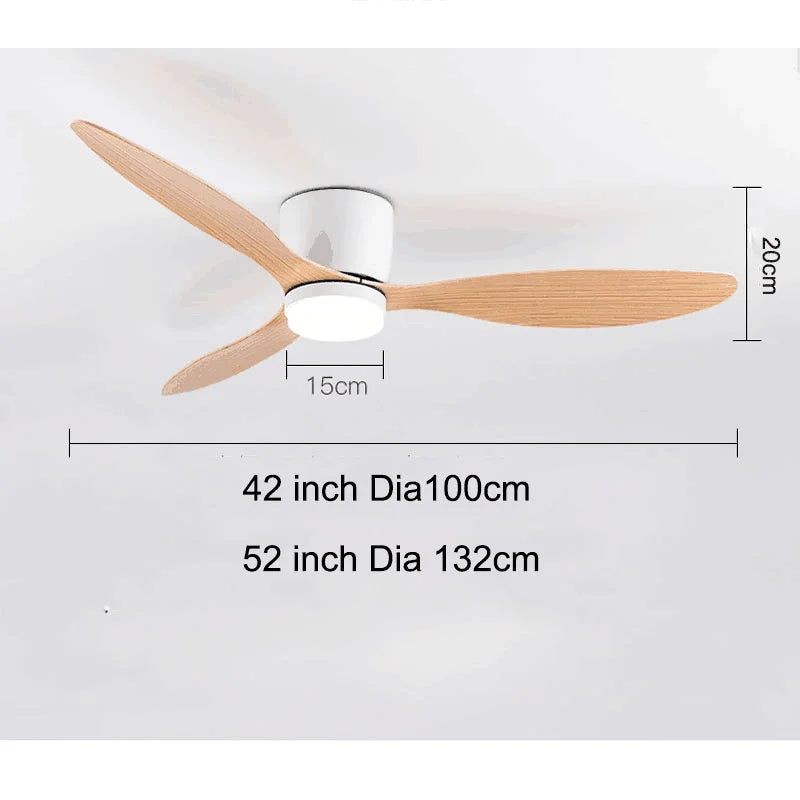 LED-Deckenventilator mit Licht