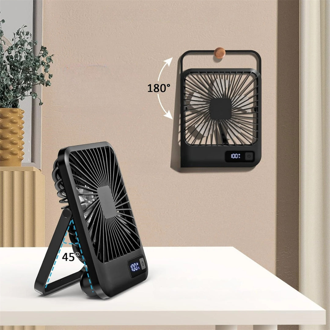 Tragbarer wiederaufladbarer USB-Tischventilator