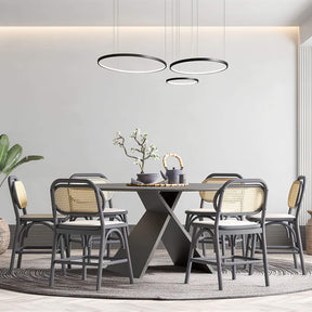 CircaLuxe – LED ring ceiling chandelier