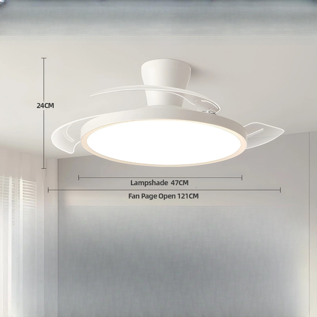 Moderner LED-Deckenventilator