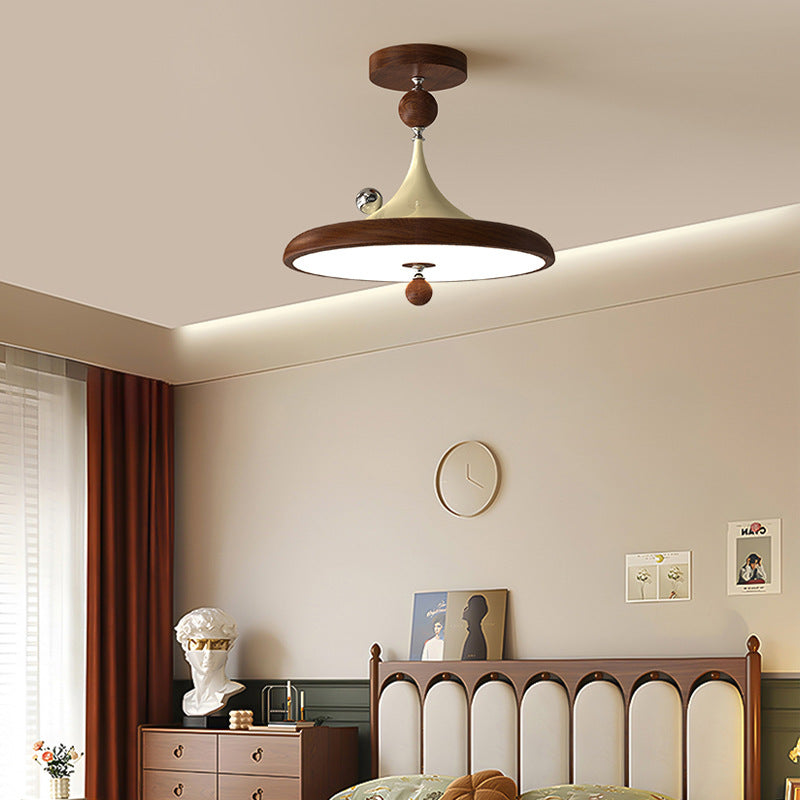 Modern LED ceiling lamp in retro style