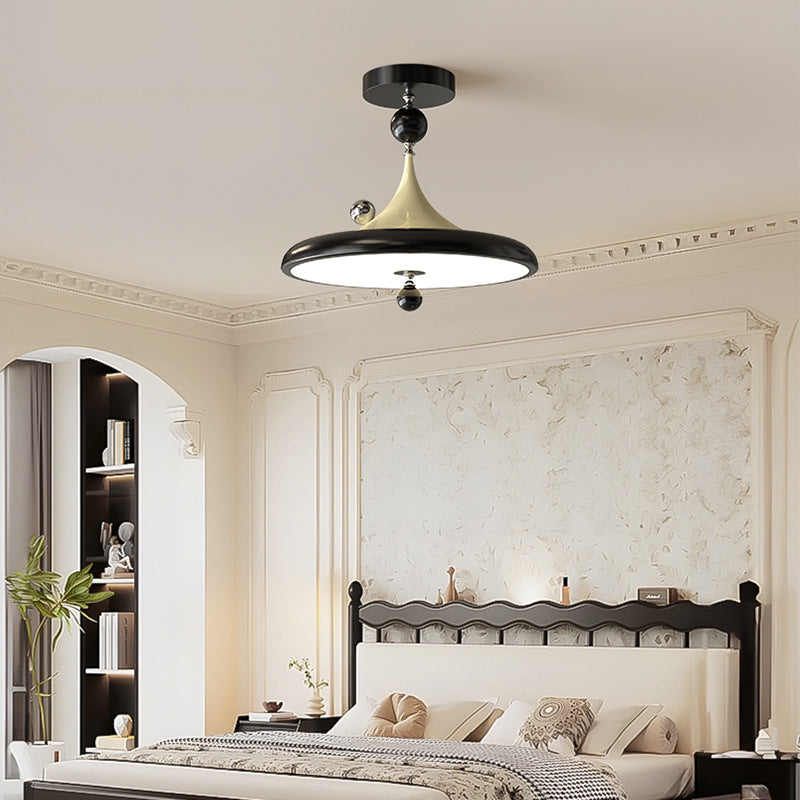 Modern LED ceiling lamp in retro style