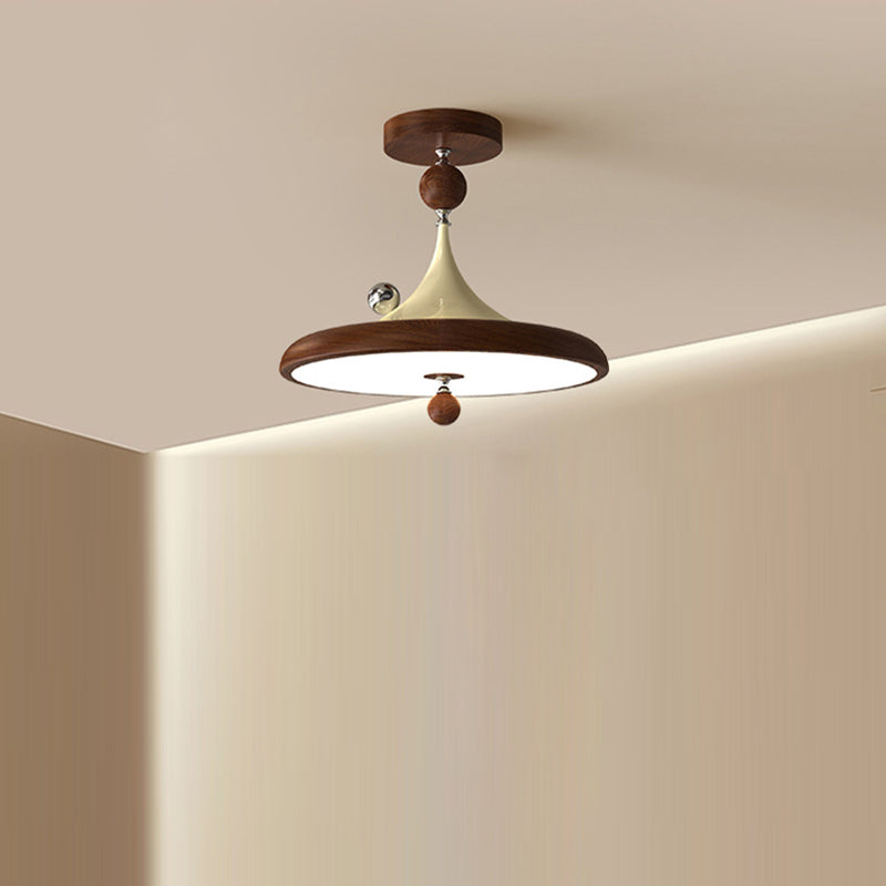 Modern LED ceiling lamp in retro style