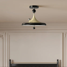 Modern LED ceiling lamp in retro style