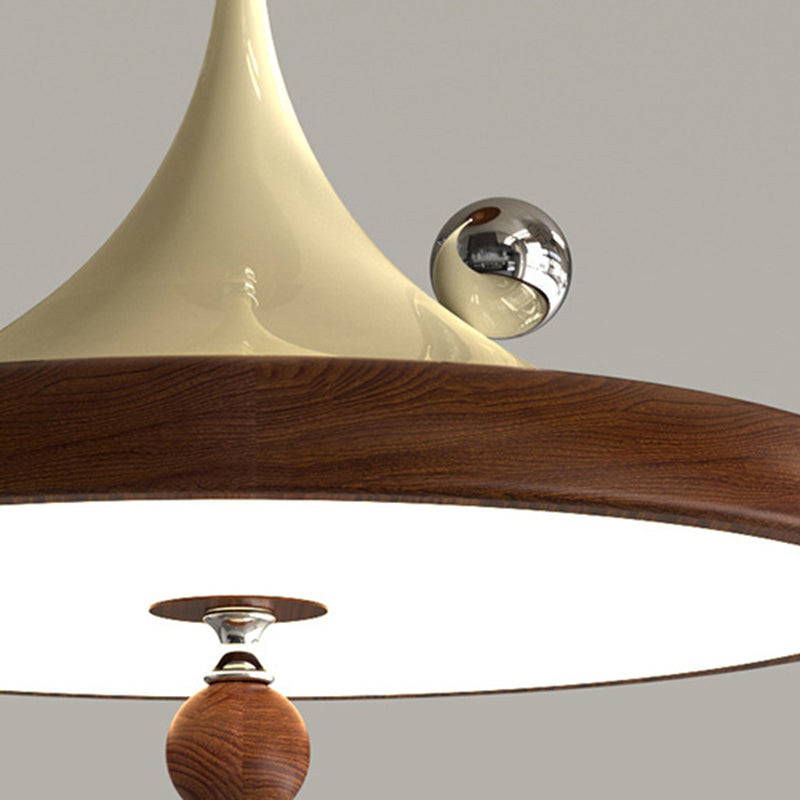 Modern LED ceiling lamp in retro style