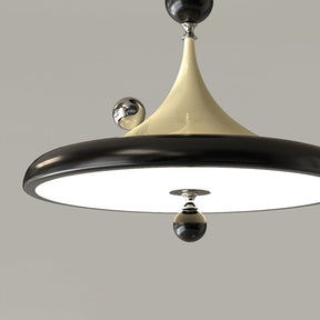 Modern LED ceiling lamp in retro style