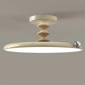 Zeitgenössische Halbeinbau-Deckenlampe