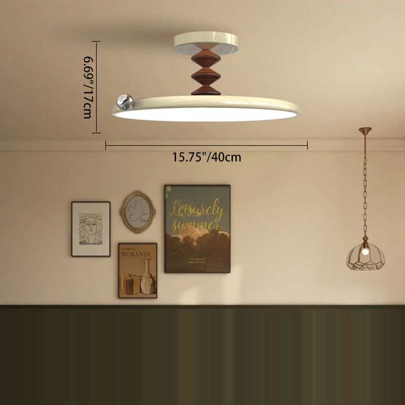 Zeitgenössische Halbeinbau-Deckenlampe
