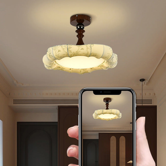 Romantische LED-Stoffleuchte für Schlafzimmer