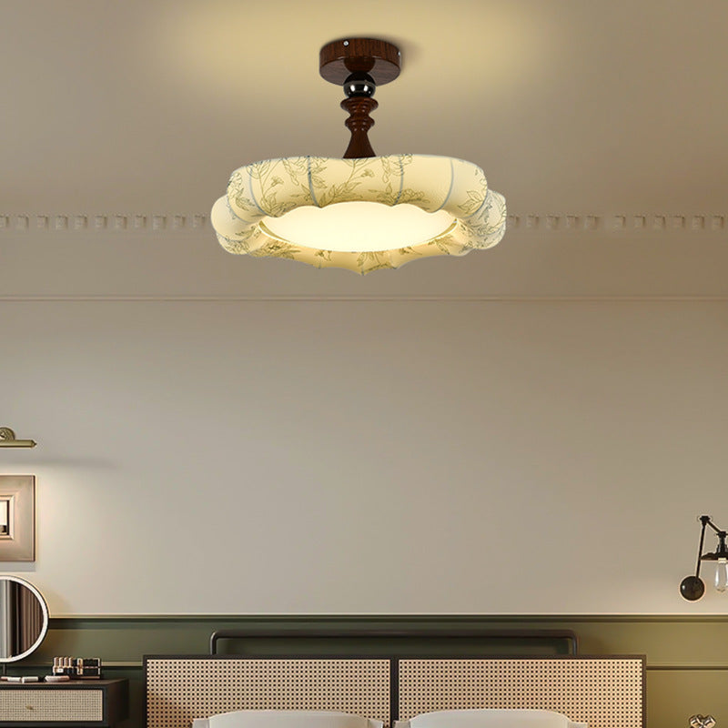 Romantische LED-Stoffleuchte für Schlafzimmer