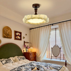 Romantische LED-Stoffleuchte für Schlafzimmer