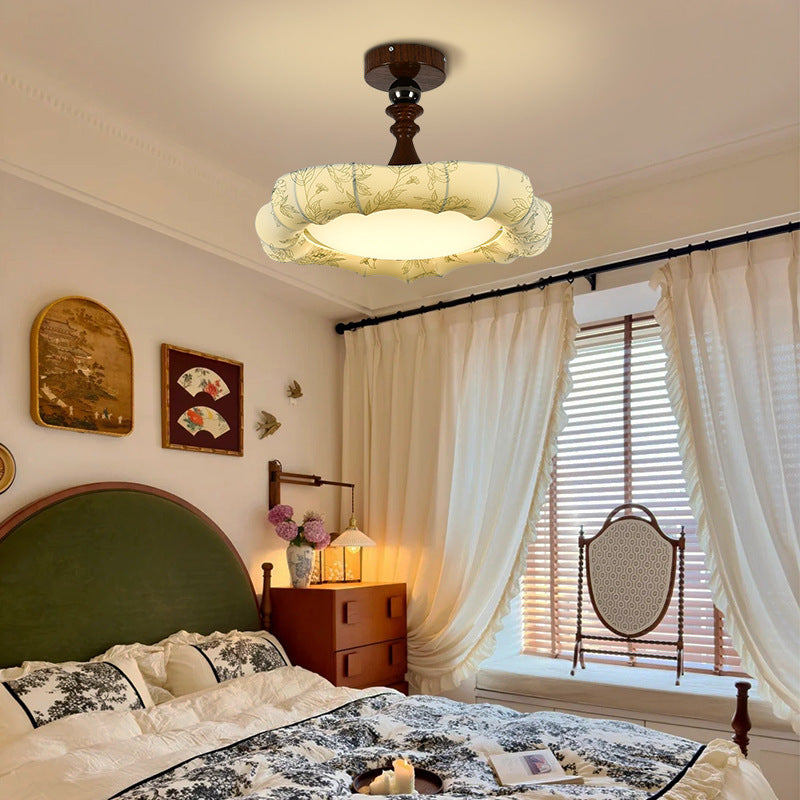 Romantische LED-Stoffleuchte für Schlafzimmer