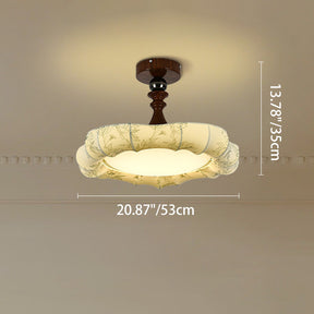 Romantische LED-Stoffleuchte für Schlafzimmer