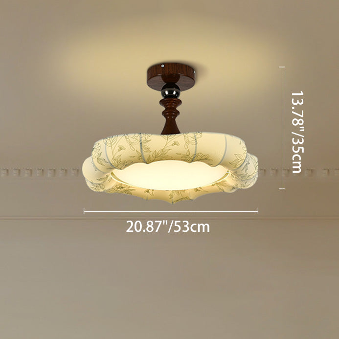 Romantische LED-Stoffleuchte für Schlafzimmer