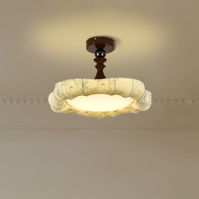 Romantische LED-Stoffleuchte für Schlafzimmer
