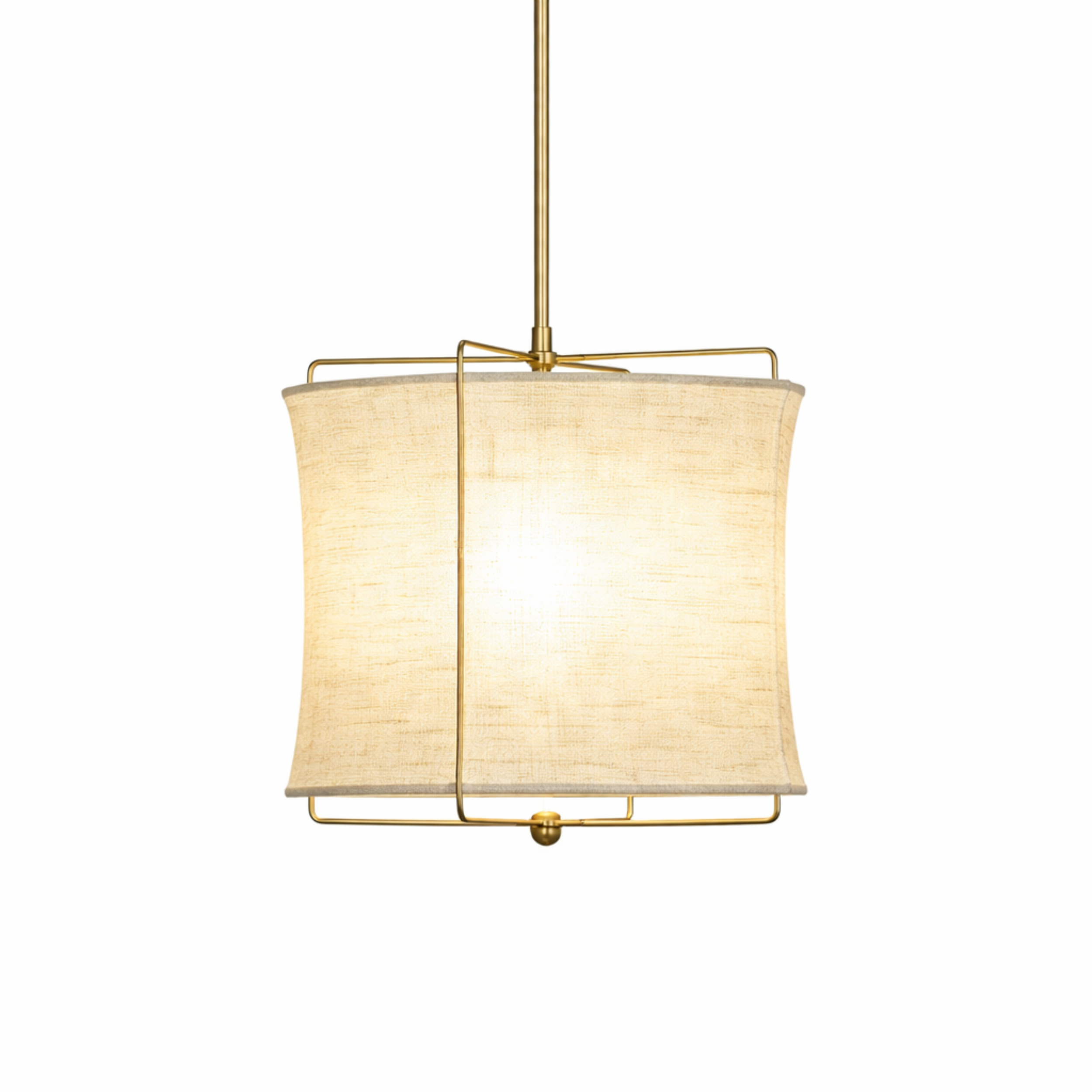 Aster Maison | Wabi Sabi stoff pendelleuchte - lang