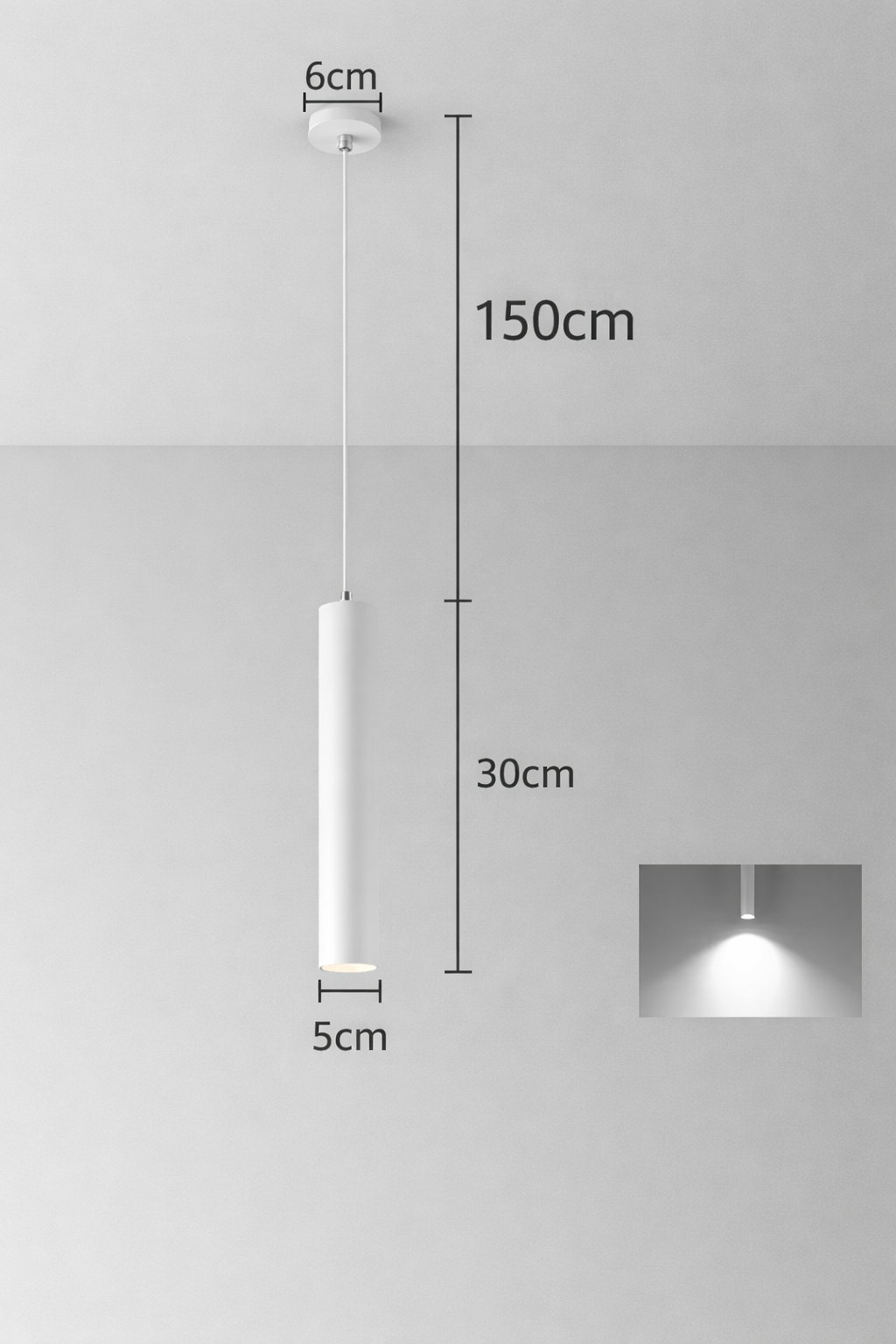 Aster Maison | Aluminium LED Kabel Pendelleuchte