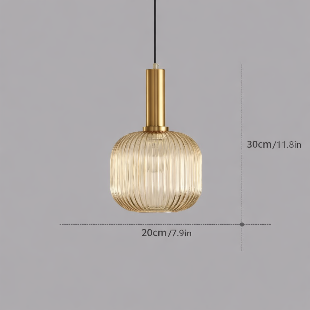 Aster Maison | Moderne Pendelleuchte aus Glas und Stein
