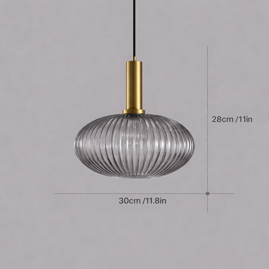 Aster Maison | Moderne Pendelleuchte aus Glas und Stein