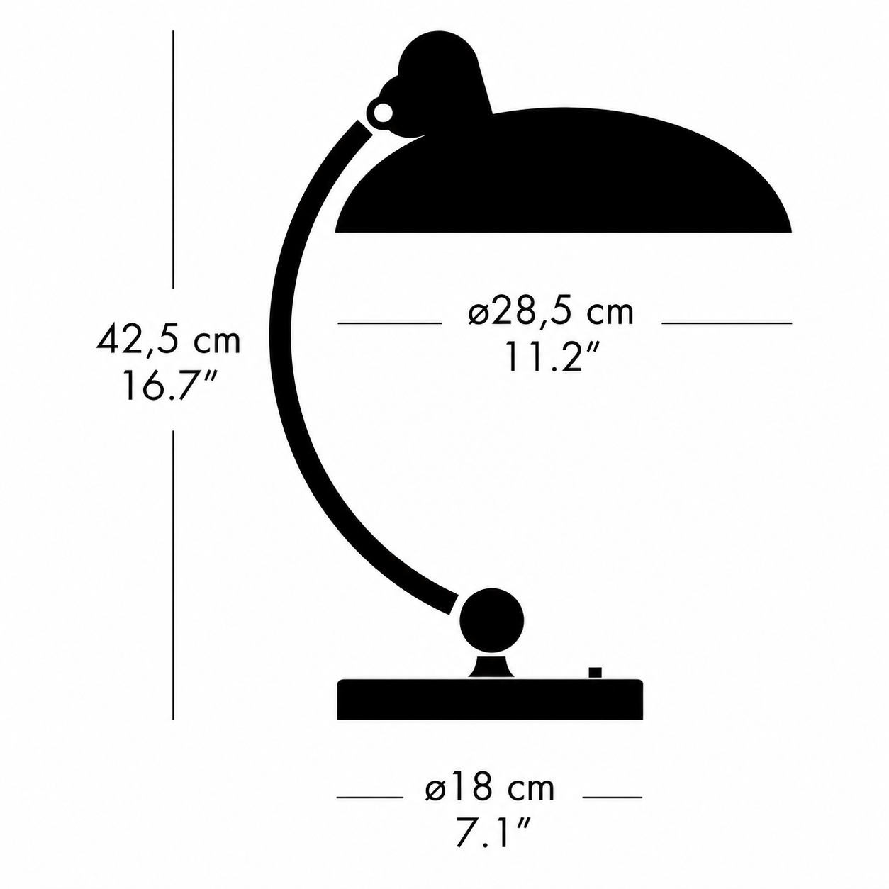 Moderne Tischlampe – Schlicht, hell & funktional