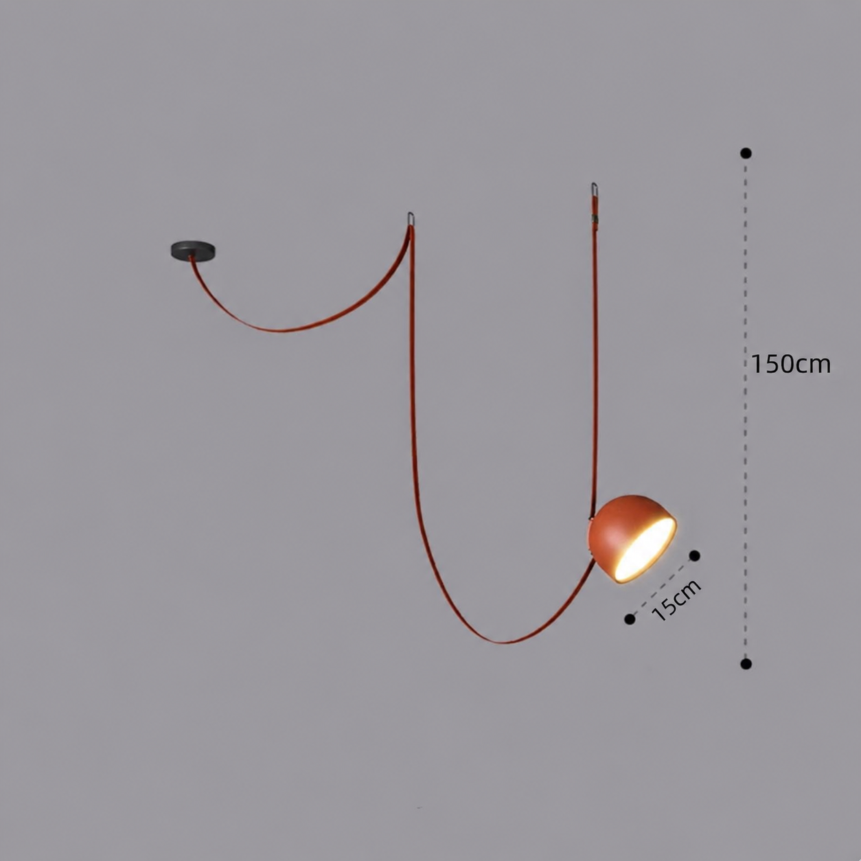 Minimalistische LED Pendelleuchte